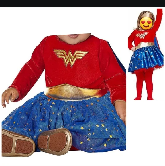 New Wonder Woman My First Super Heroes Kit Costume Baby Girl Infant 6-12  months